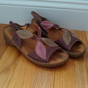 Joseph Seibel petal sandals